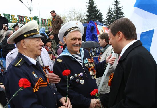 Празднование Дня Победы в Красноярске