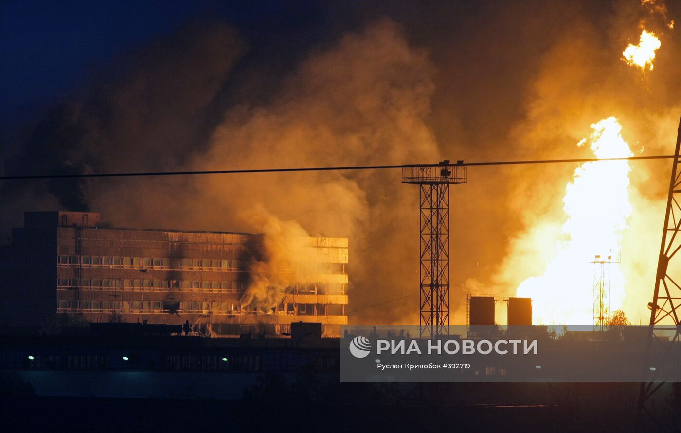 Взрыв газопровода в Москве