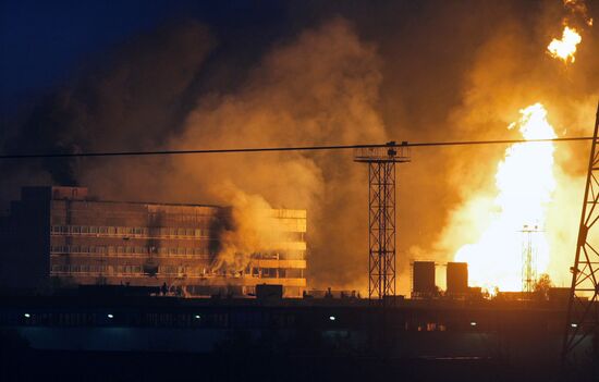 Взрыв газопровода в Москве