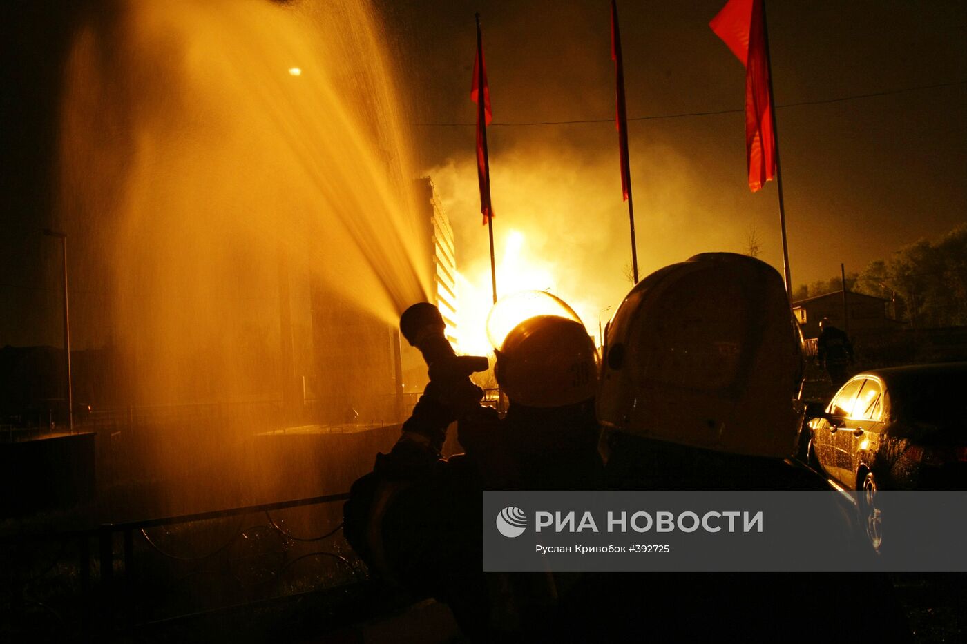 Взрыв газопровода в Москве