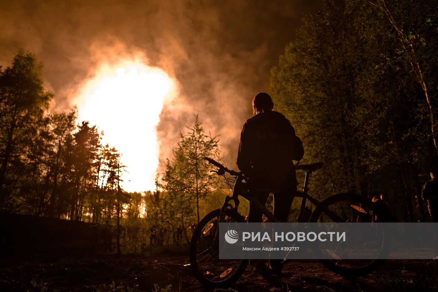 Взрыв газопровода в Москве