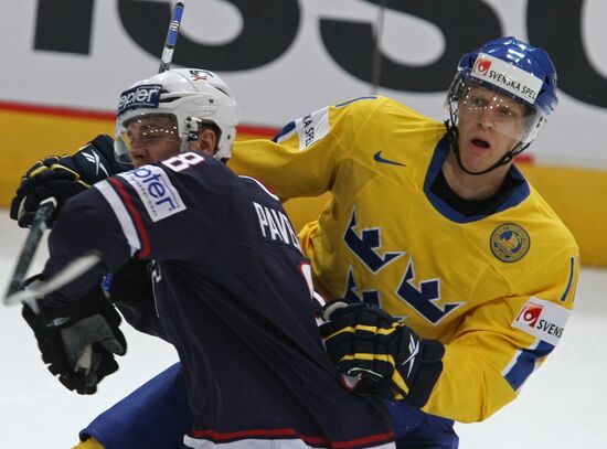 Чемпионат мира по хоккею. США - Швеция