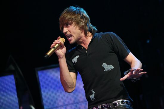 Победитель "Евровидения-2008" Дима Билан (Россия)