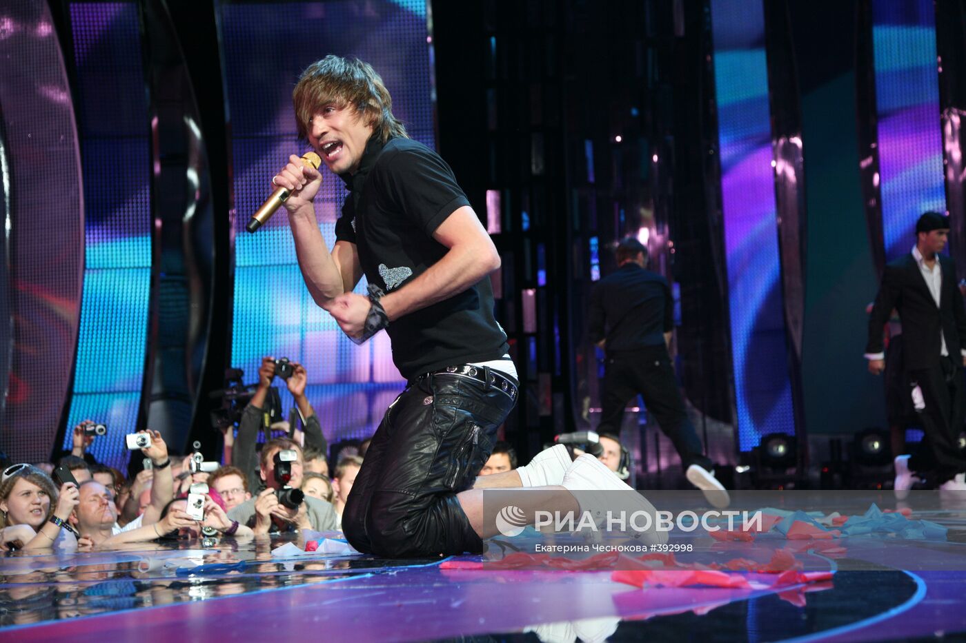 Победитель "Евровидения-2008" Дима Билан (Россия)