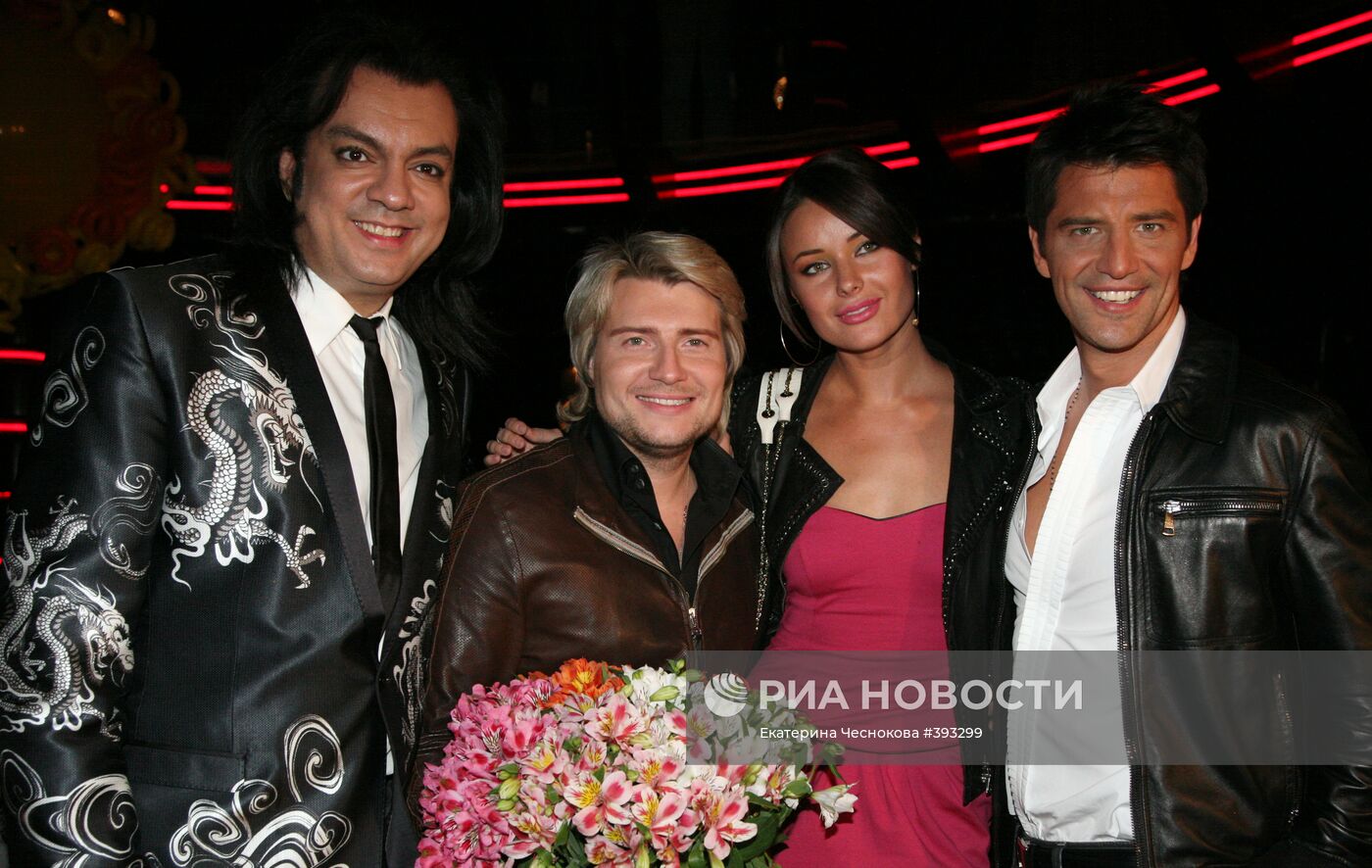 Филипп Киркоров, Николай Басков, Оксана Федорова и Сакис Рувас