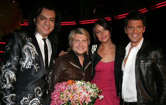 Филипп Киркоров, Николай Басков, Оксана Федорова и Сакис Рувас