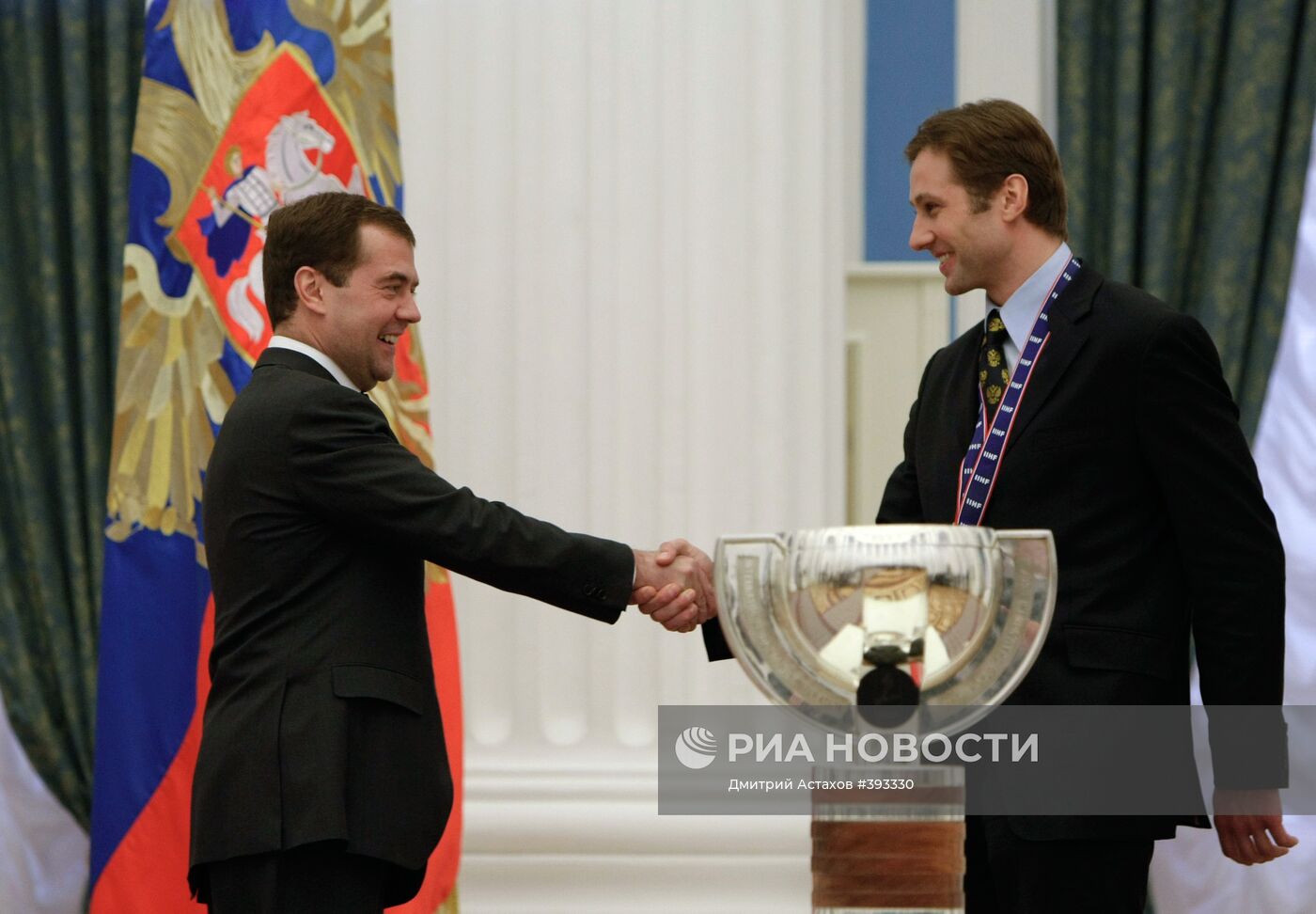 Президент России встретился с игроками сборной России по хоккею