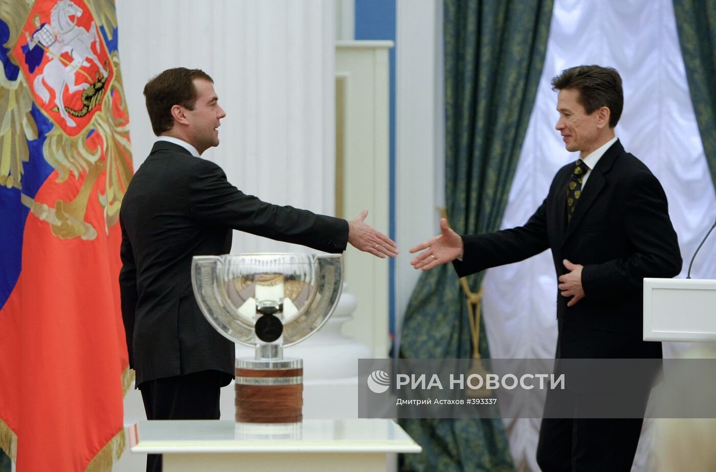 Президент России встретился с игроками сборной России по хоккею