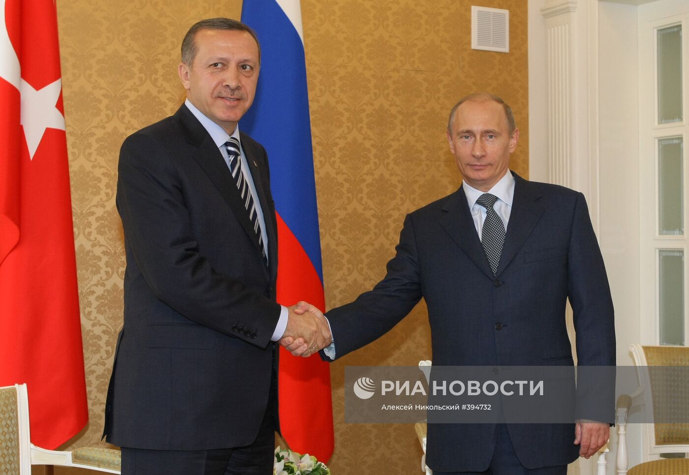 Встреча Владимира Путина и Реджепа Тайипа Эрдогана в Сочи