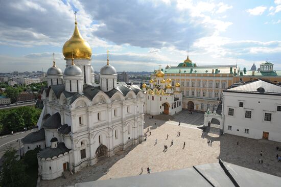 Возобновились экскурсии на колокольню Ивана Великого в Кремле
