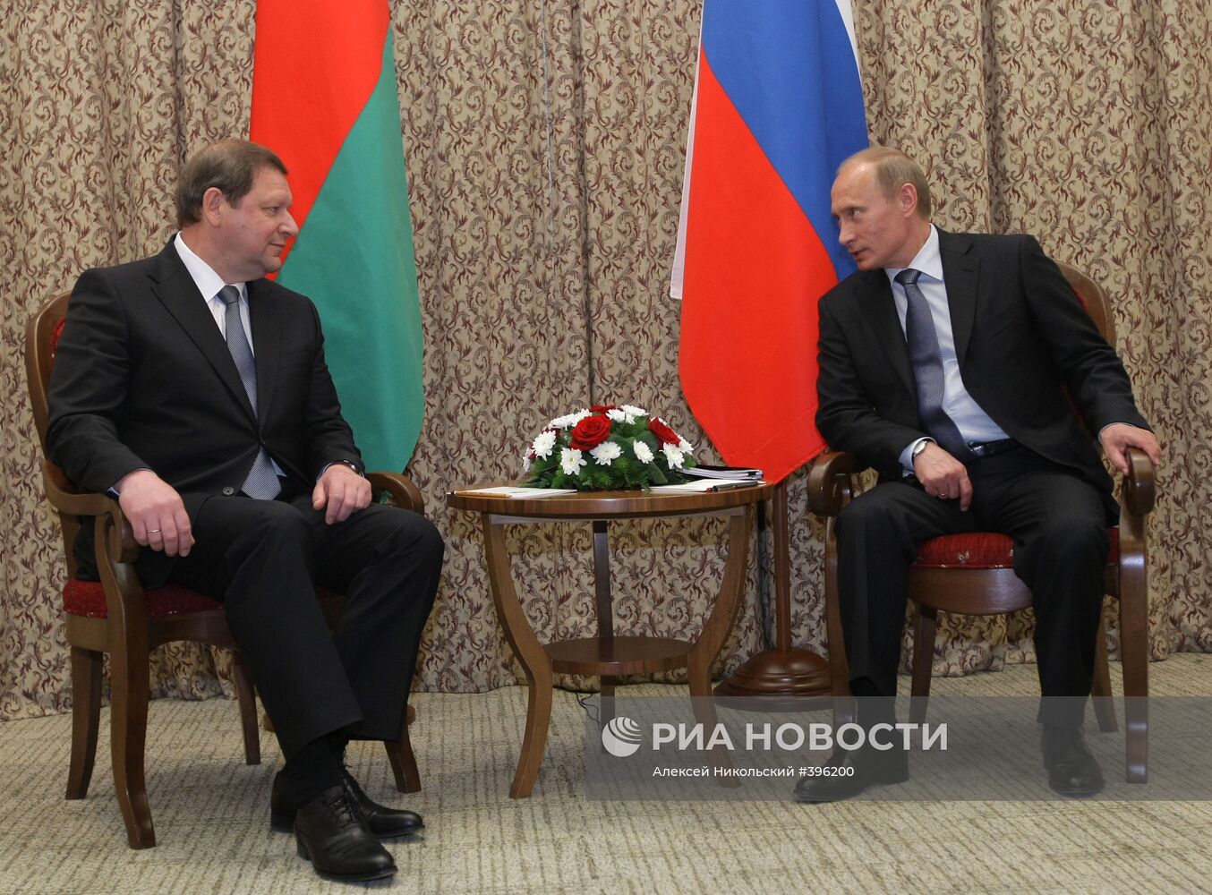 Встреча В. Путина с С. Сидорским