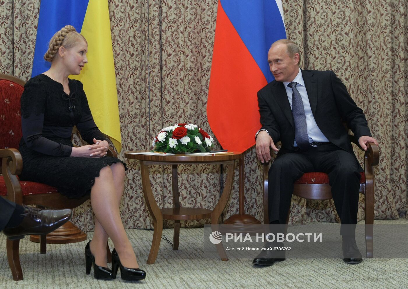 Встреча В. Путина с Ю. Тимошенко