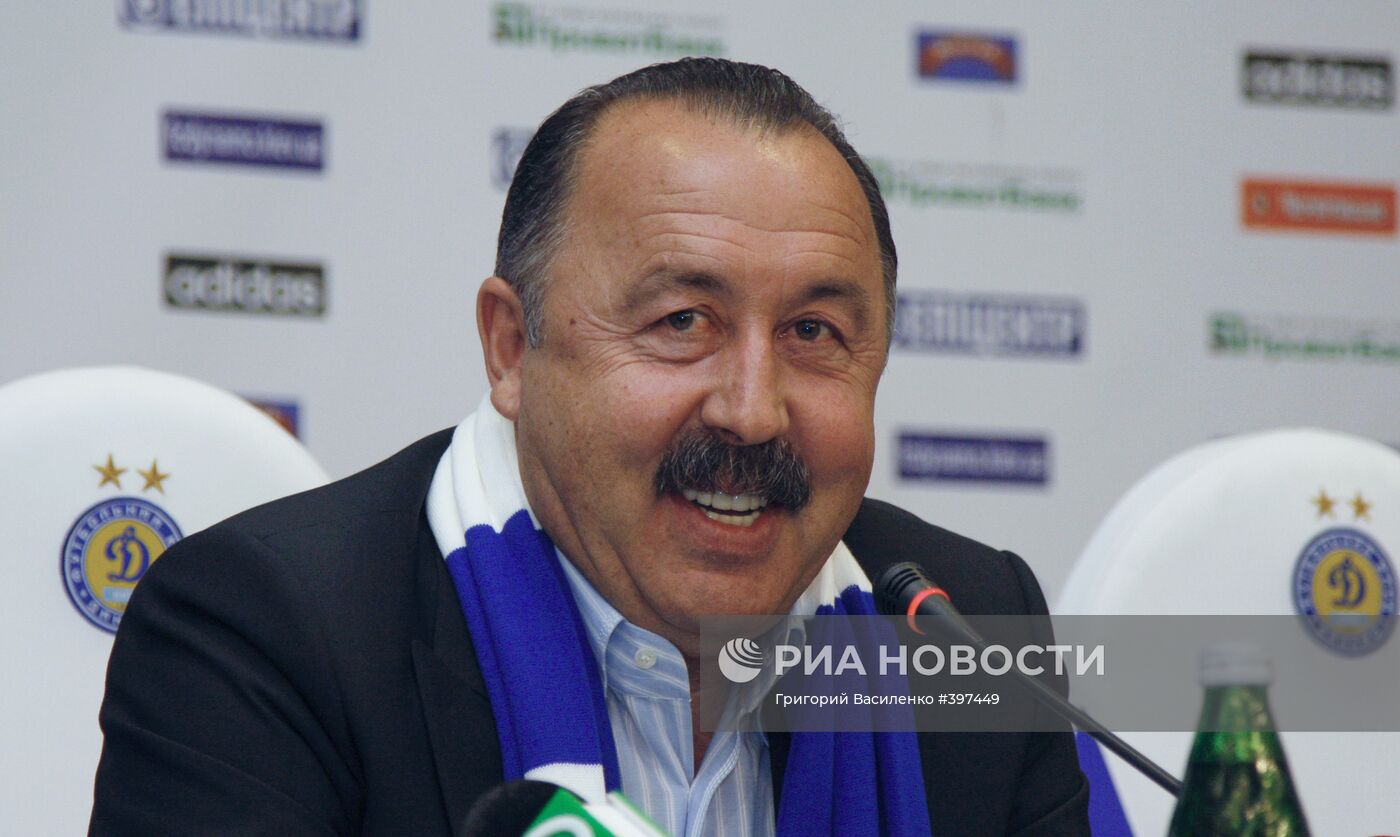 Новый главный тренер киевского "Динамо" Валерий Газзаев