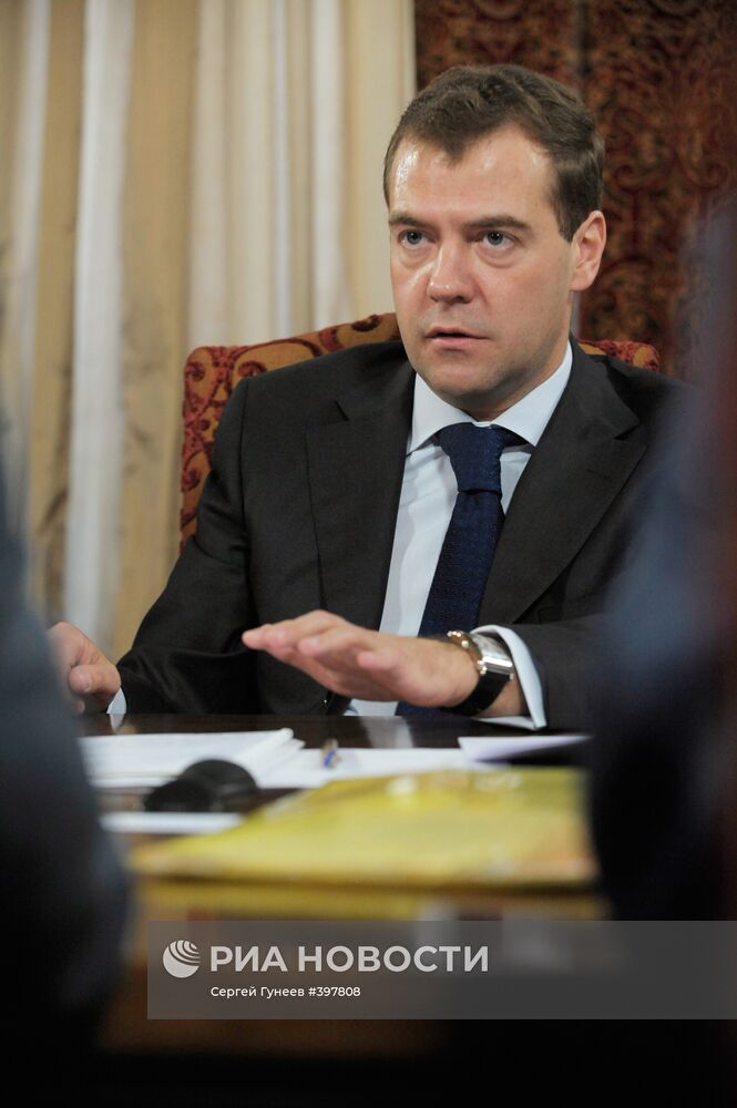 Встреча президента РФ Д. Медведева с активом ЛДПР