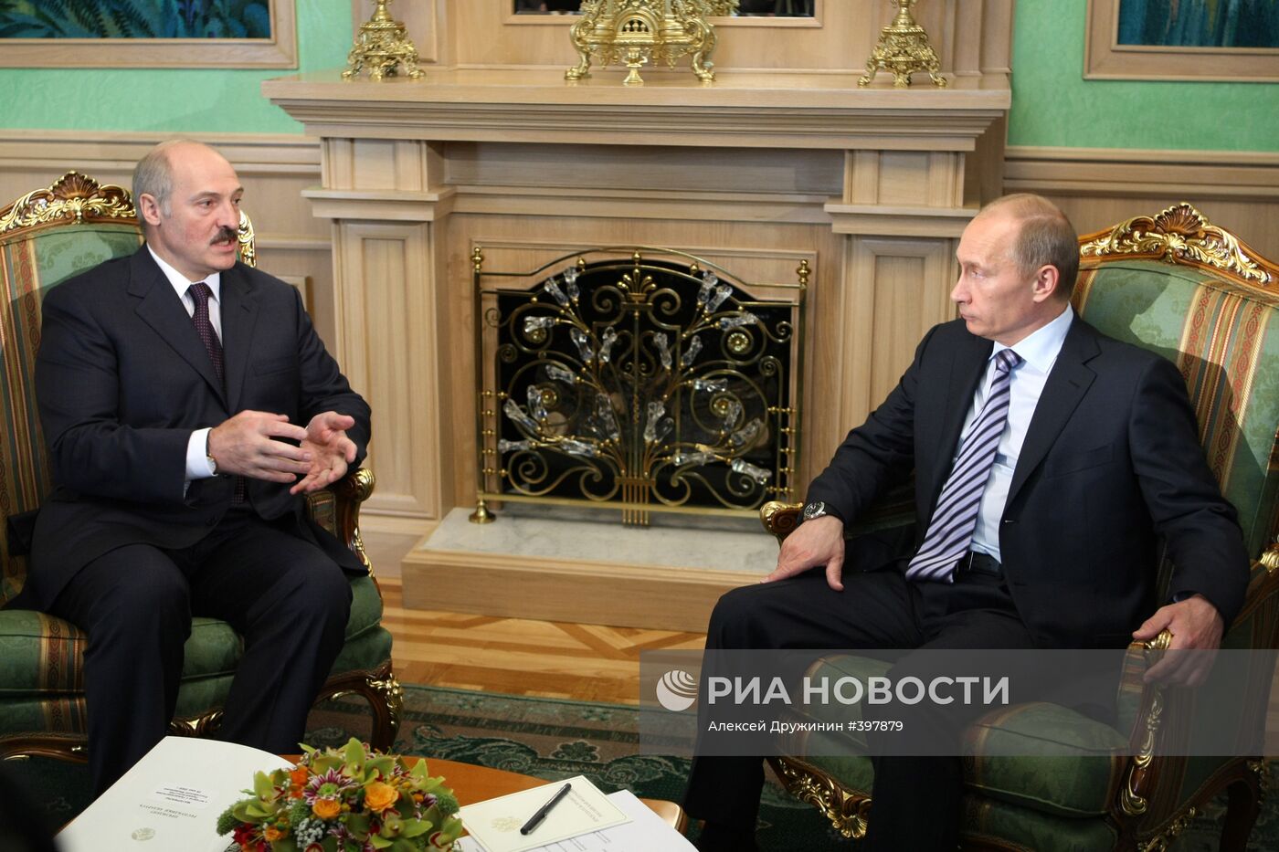 Владимир Путин и Александр Лукашенко в Минске