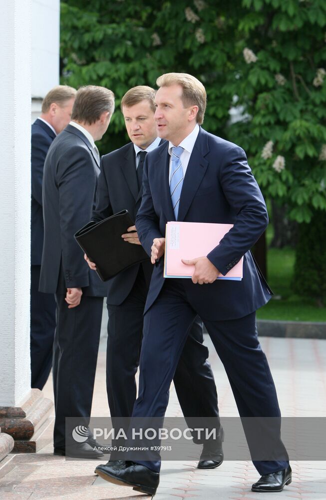 Первый вице-премьер Игорь Шувалов в Минске