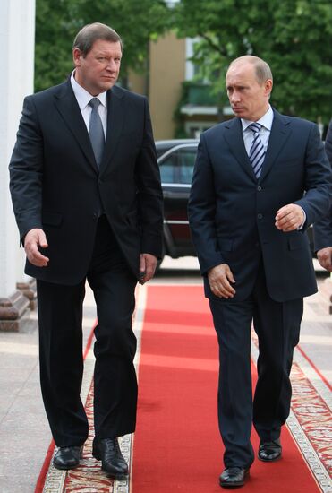 Премьер-министры РФ и Белоруссии В.Путин и С.Сидорский в Минске