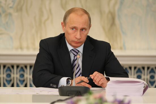 Премьер-министр РФ Владимир Путин в Минске