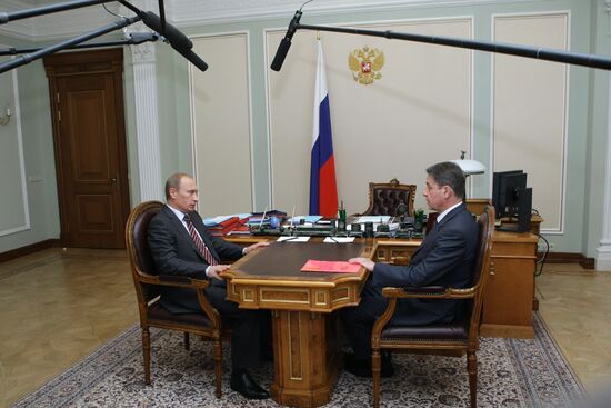 Встреча В. Путина с А. Авдеевым