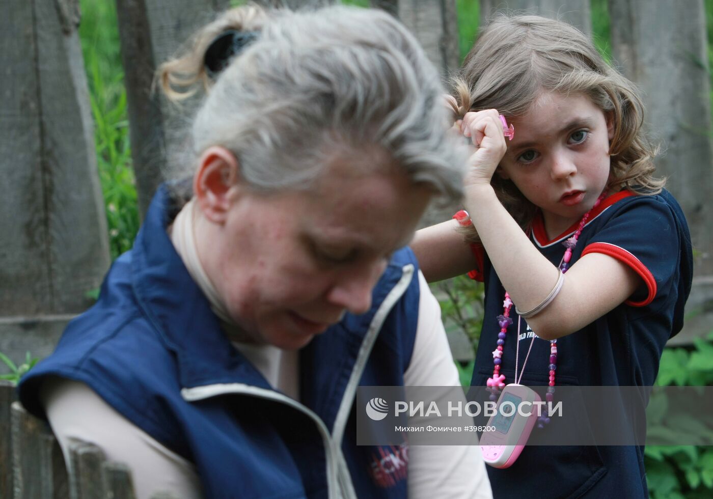 Наталья Зарубина с дочерью