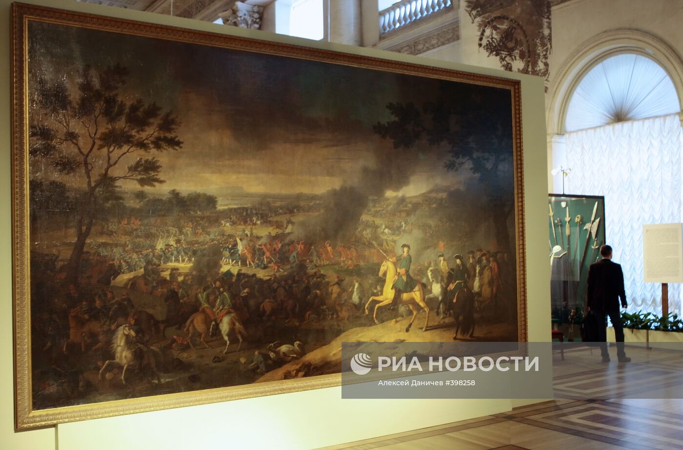 Открытие выставки в Эрмитаже, посвященной Полтавской битве
