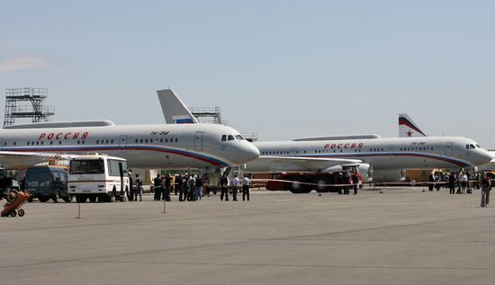 Передача самолетов Ту-214 для Управделами президента РФ. Казань
