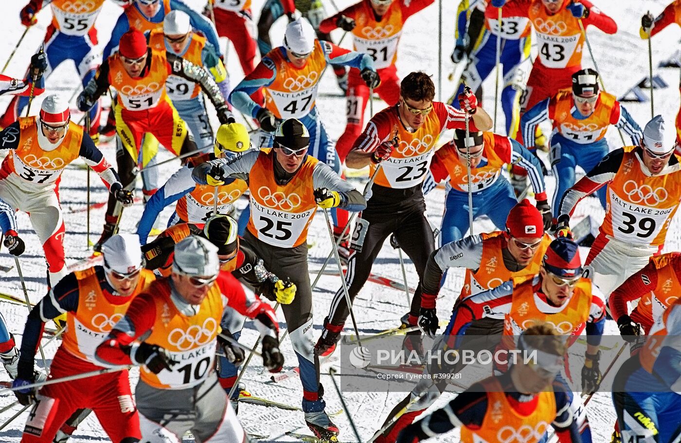 Лыжная гонка на Зимней Олимпиаде в Солт-Лейк-Сити в США