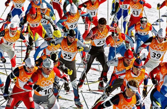 Лыжная гонка на Зимней Олимпиаде в Солт-Лейк-Сити в США