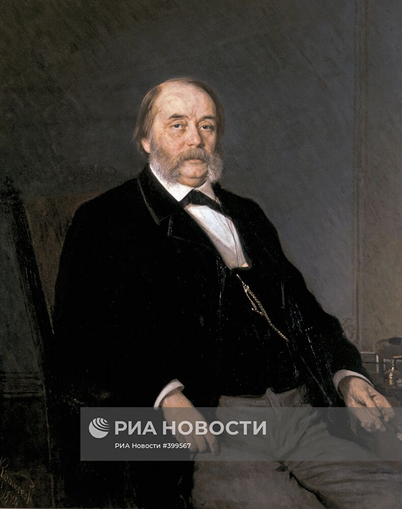 Портрет писателя И.А.Гончарова