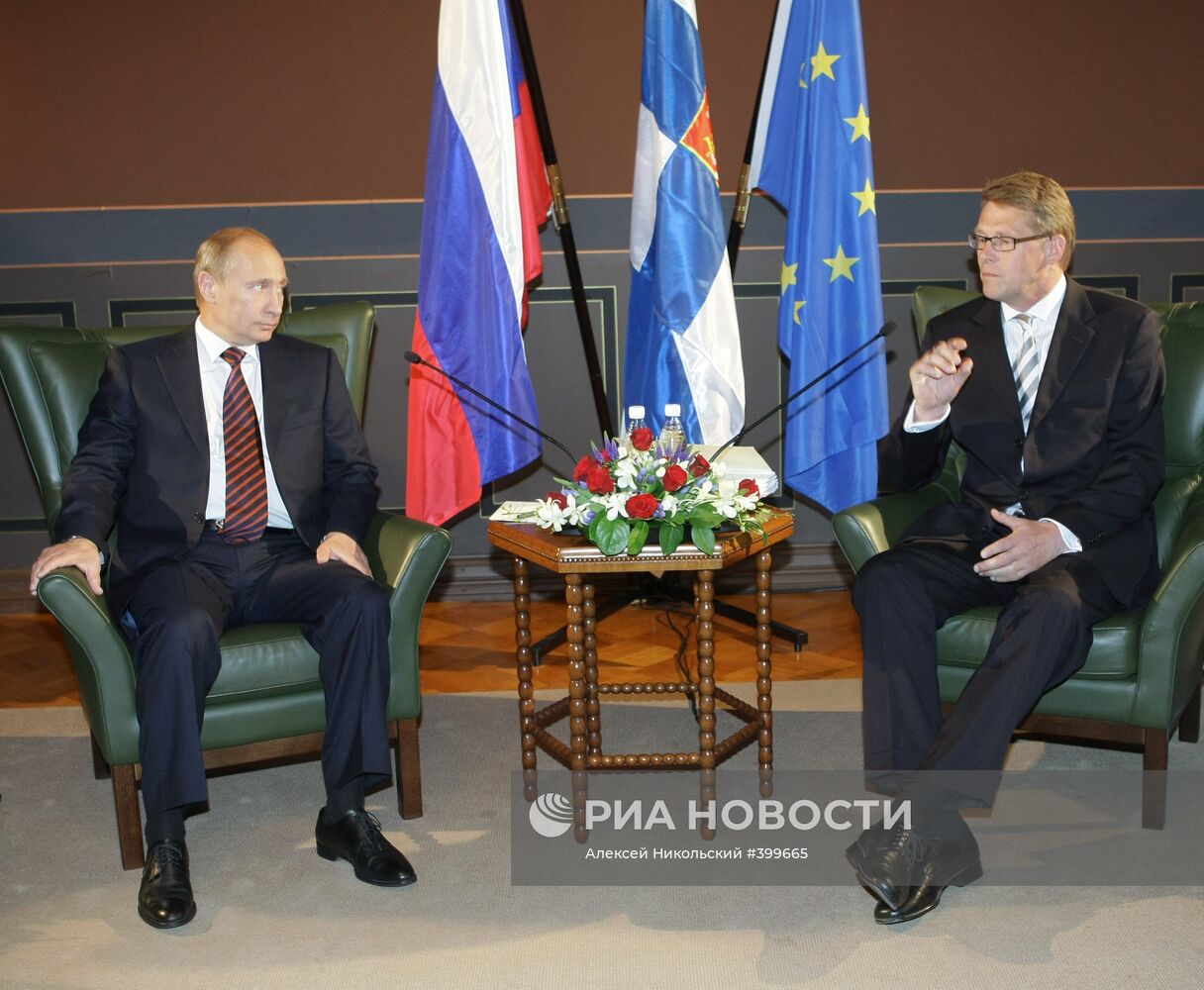 Встреча В. Путина с М. Ванханеном