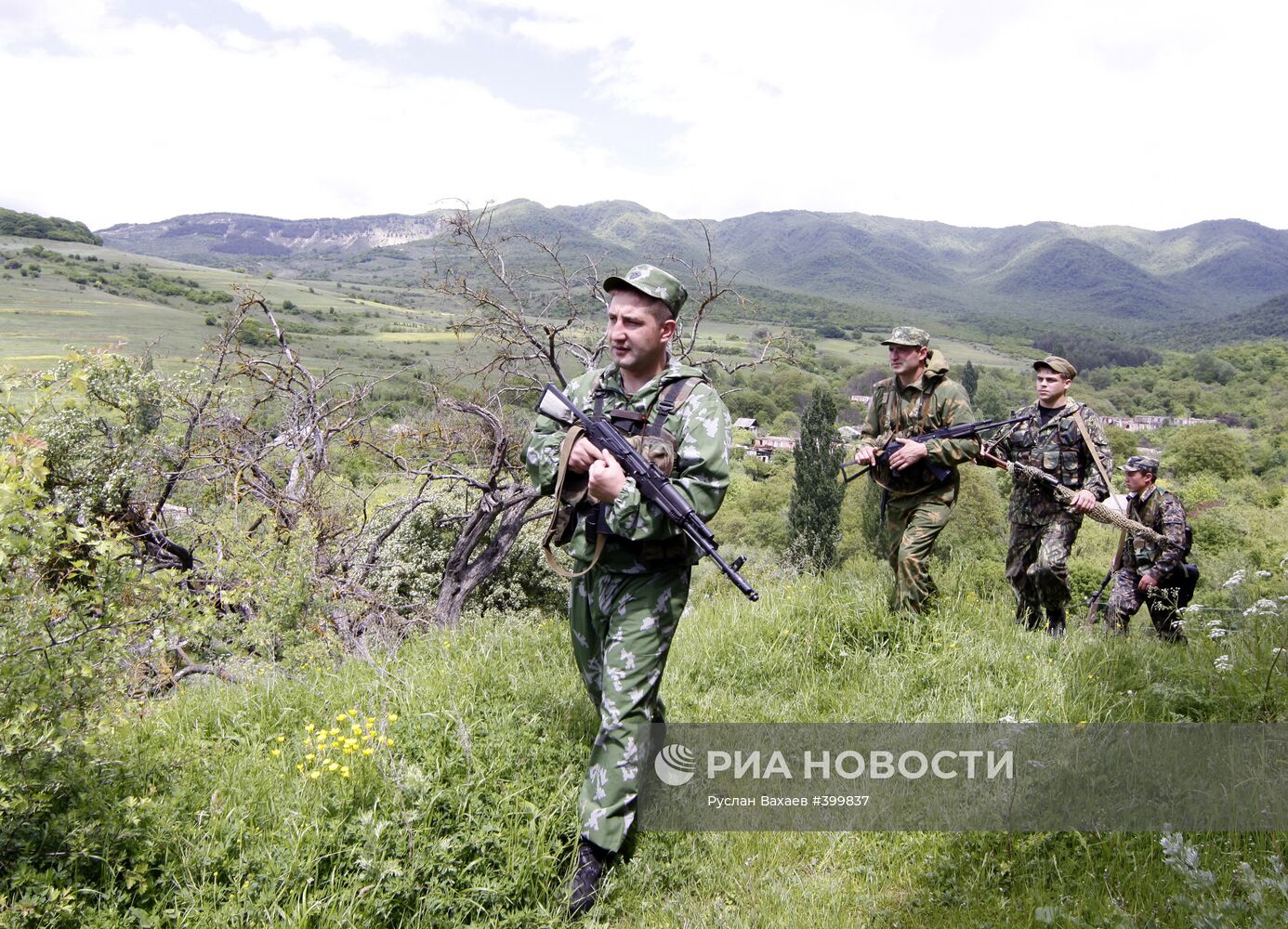Застава на грузино-южноосетинской границе