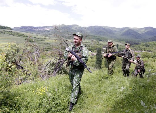 Застава на грузино-южноосетинской границе