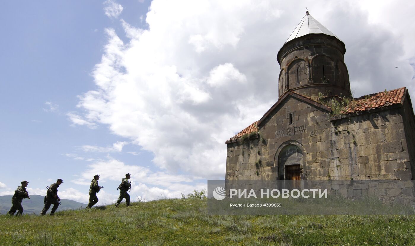 Застава на грузино-южноосетинской границе