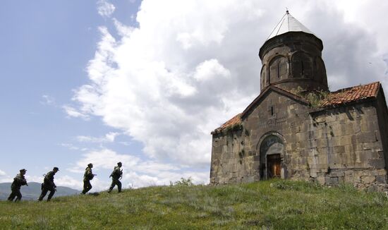 Застава на грузино-южноосетинской границе