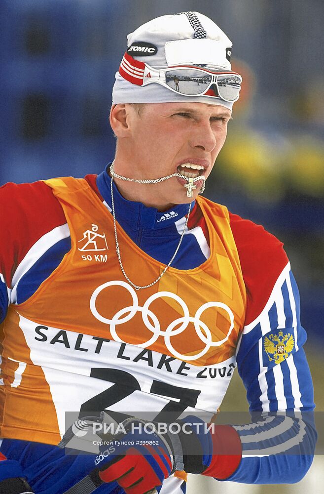 Олимпийский чемпион в лыжных гонках на 50 км Михаил Иванов