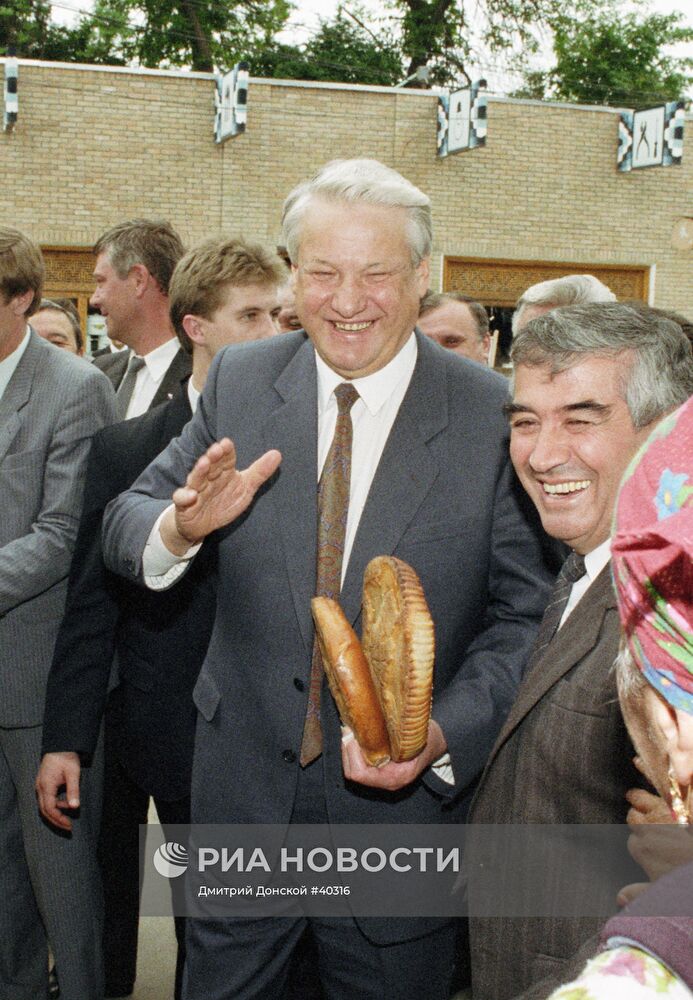 Б. Ельцин в Узбекистане