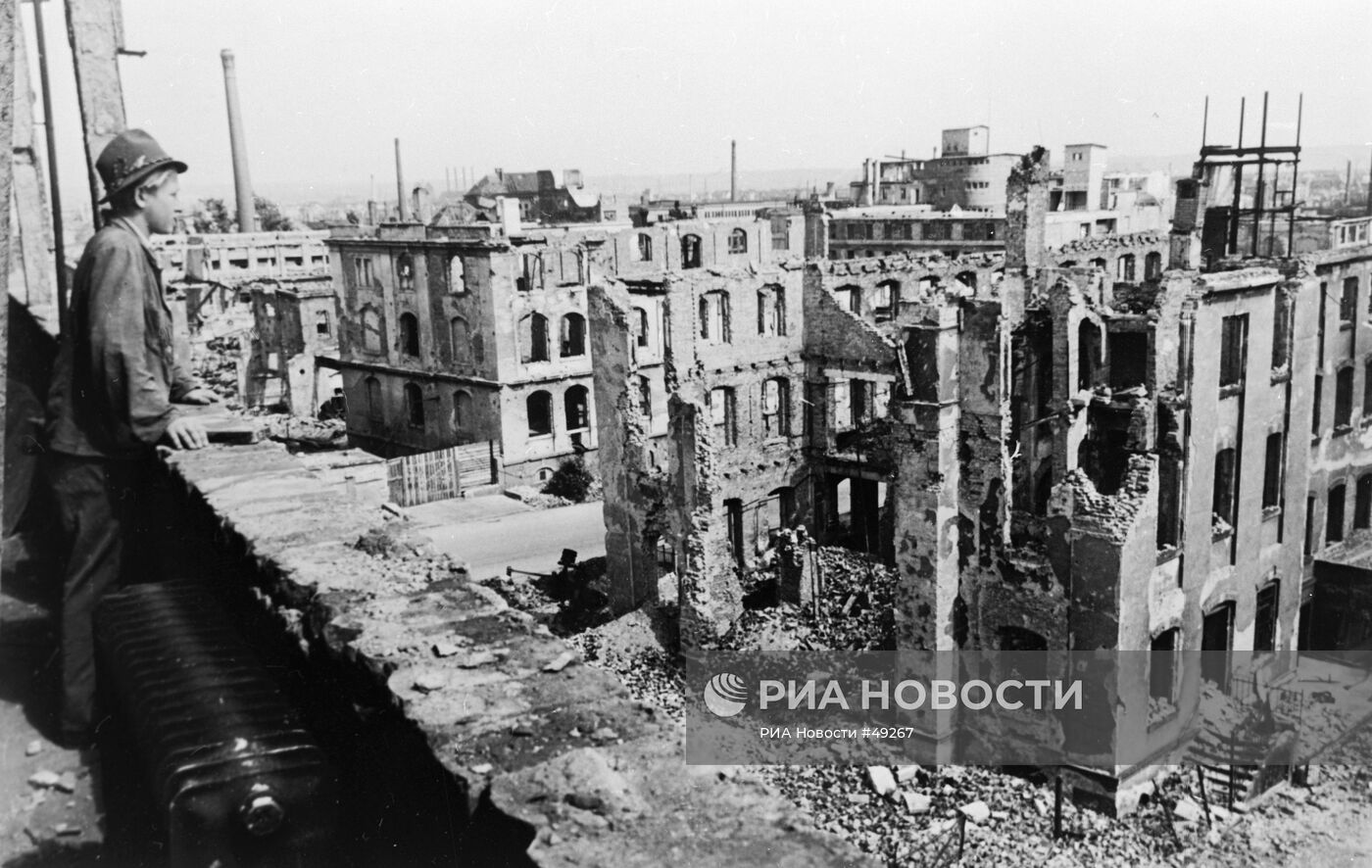 РАЗВАЛИНЫ ДРЕЗДЕН ВОВ