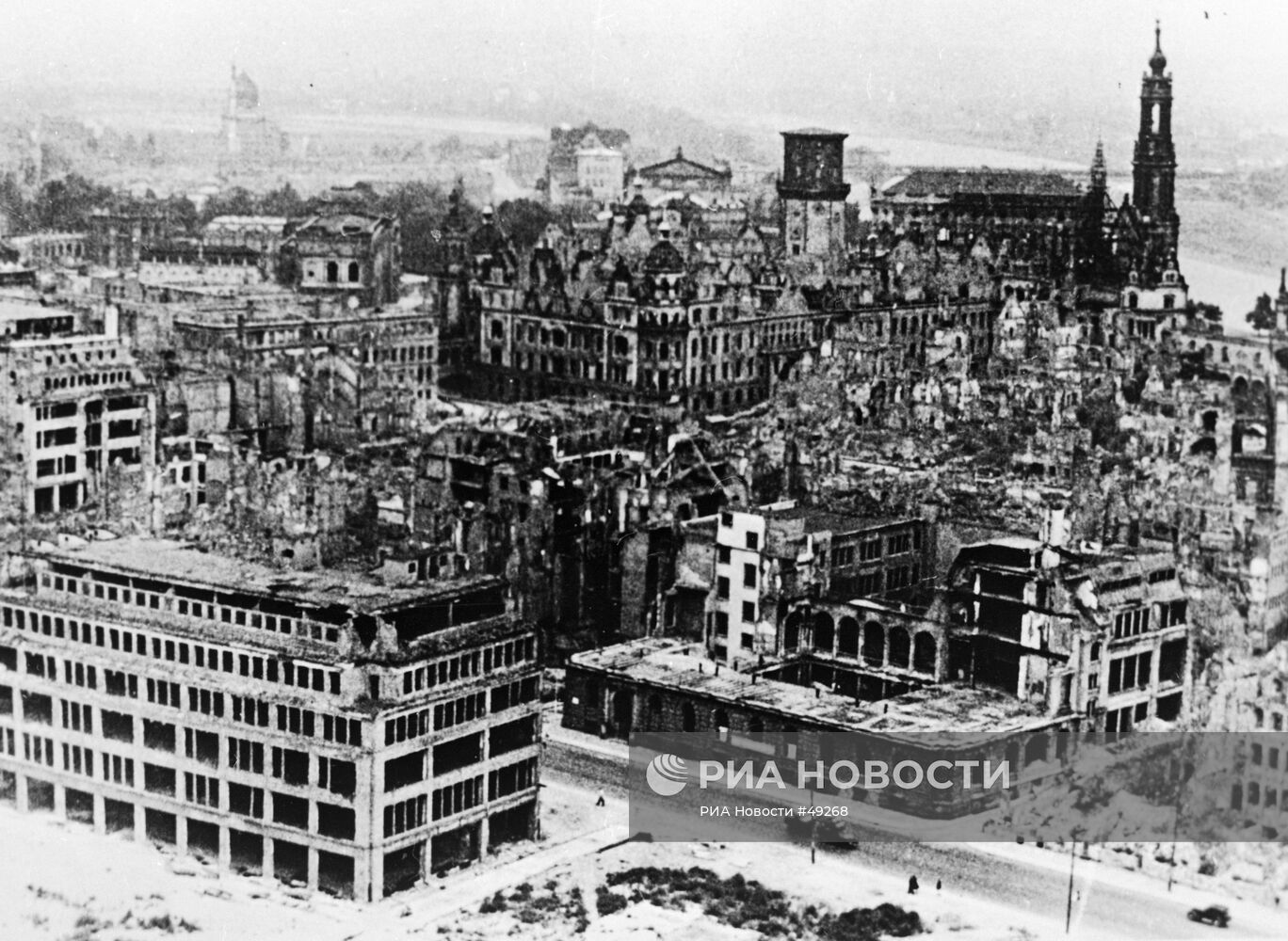 Развалины Дрездена