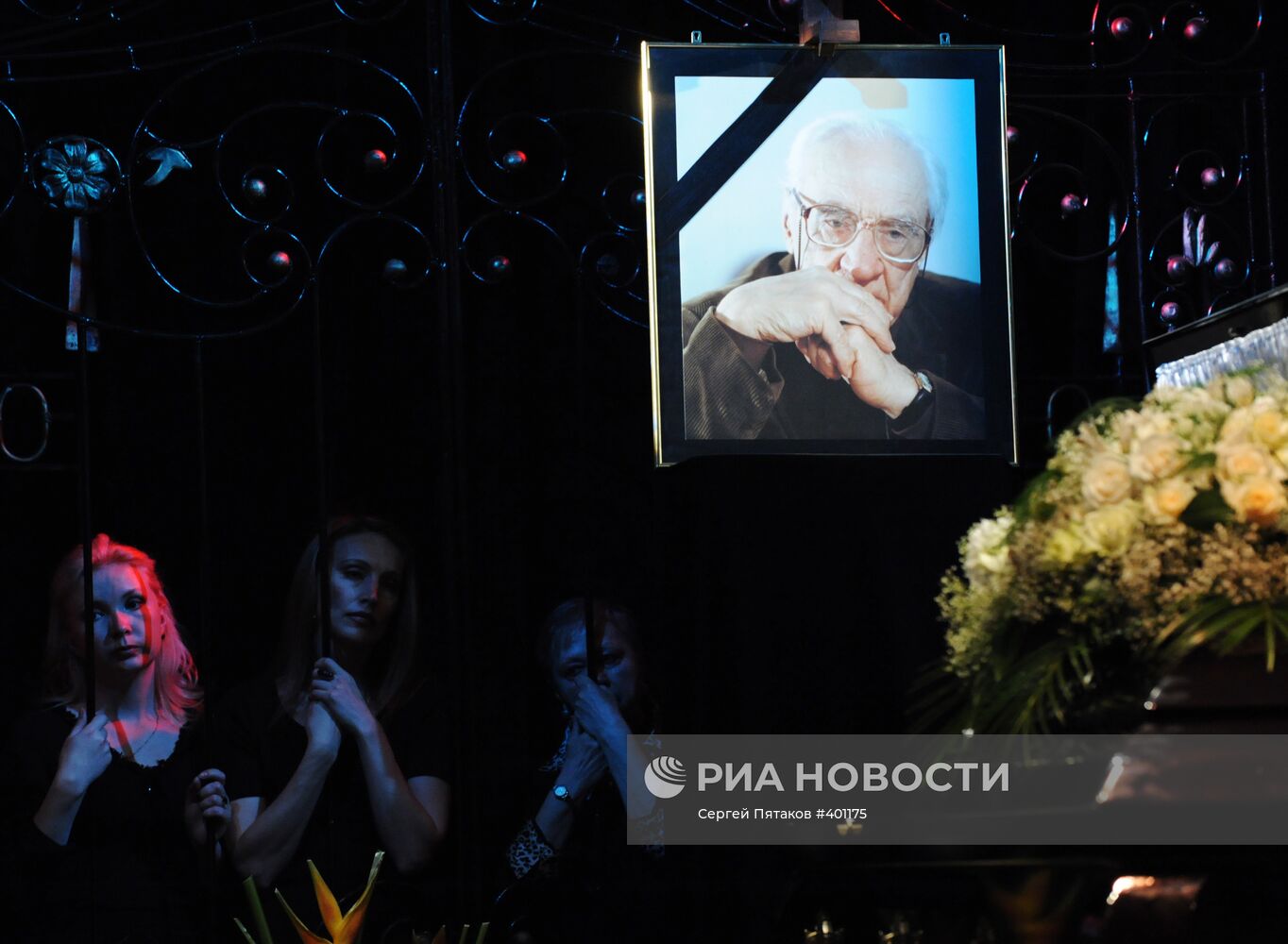 Прощание с Борисом Покровским в Москве