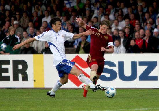 Футбол. ЧМ-2010. Отборочный матч. Финляндия-Россия 0-3