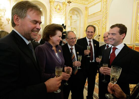 Вручение Государственных премий за 2008 год в Кремле