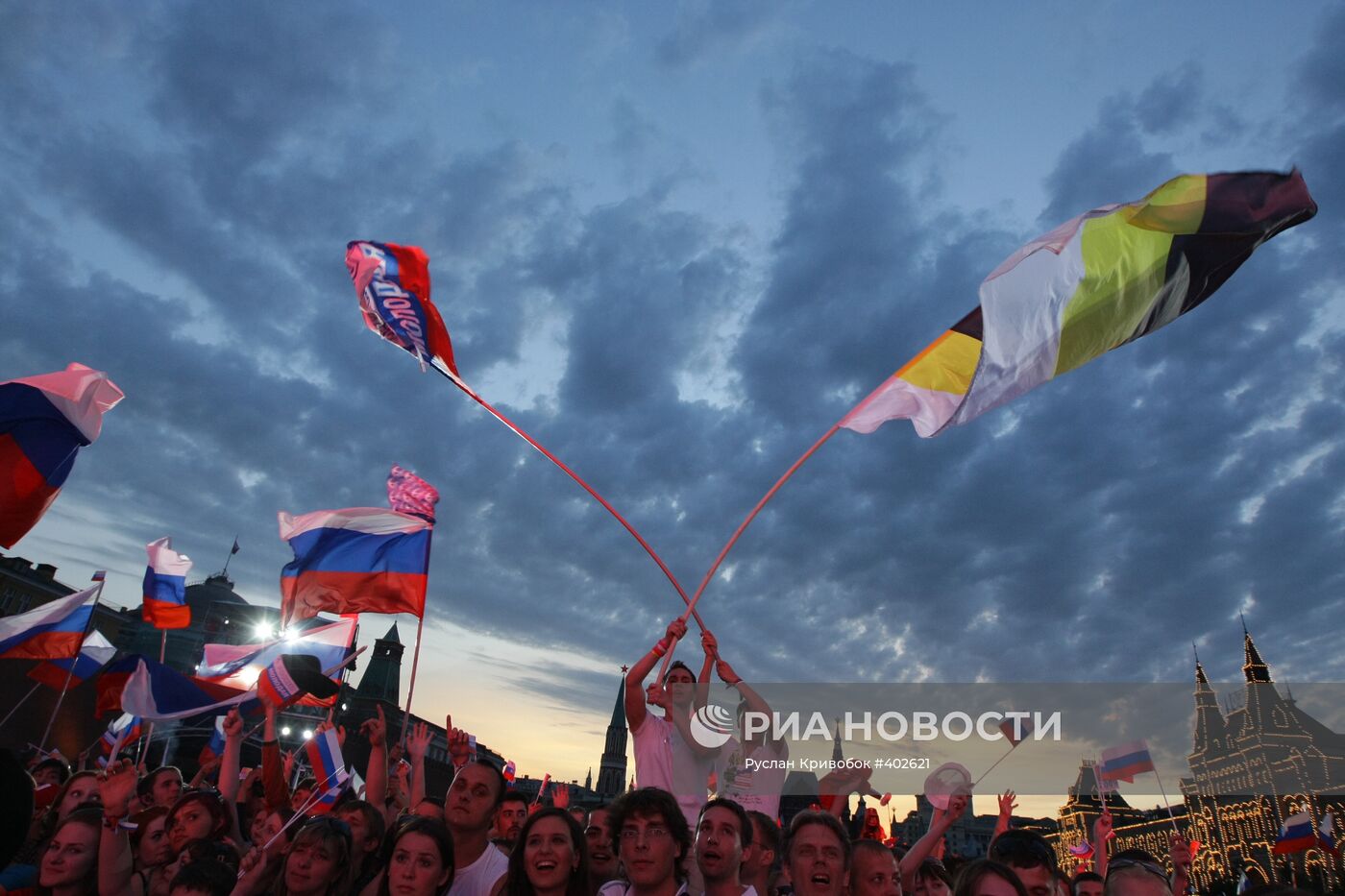 Концерт на Красной площади в День России