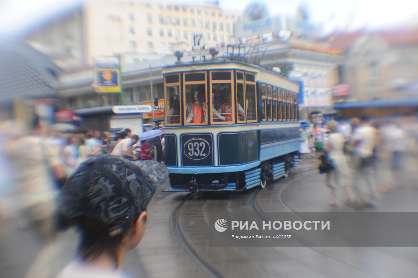 Парад уникальных ретро-трамваев в Москве