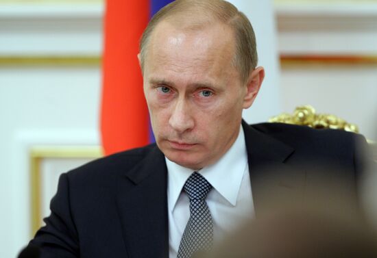 В. Путин. Заседание президиума правительства РФ