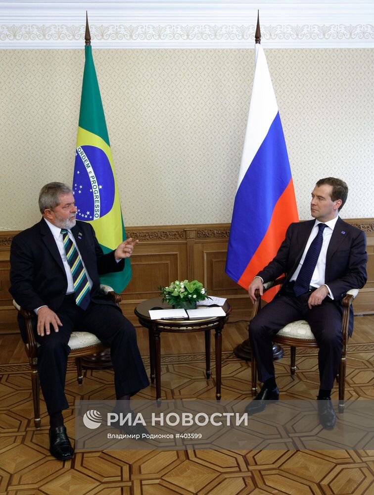 Беседа президентов России и Бразилии