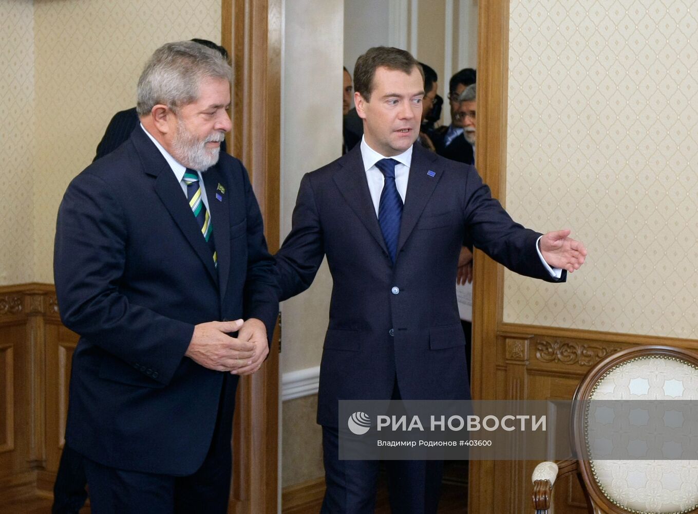 Беседа президентов России и Бразилии