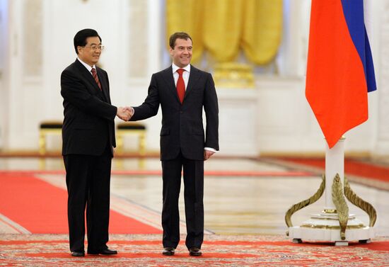 Государственный визит в Россию председателя КНР Ху Цзиньтао