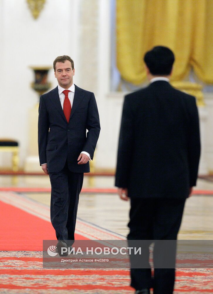 Государственный визит в Россию председателя КНР Ху Цзиньтао