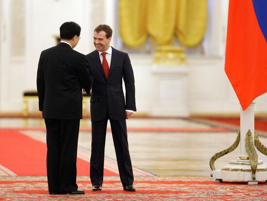 Государственный визит в Россию председателя КНР Ху Цзиньтао