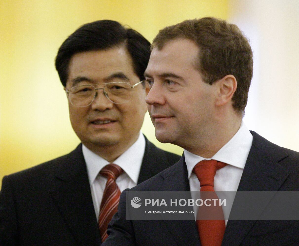 Государственный визит в Россию председателя КНР Ху Цзиньтао